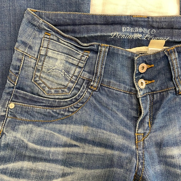 Parasuco Denim Legend Low Rise Bootcut Jeans in Blue Dark Wash - Picture 7 of 8